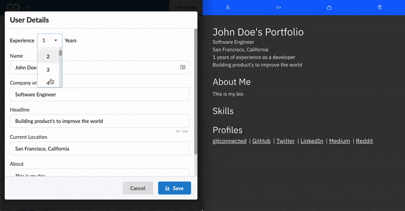 API example