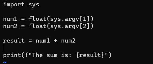 Python Add
