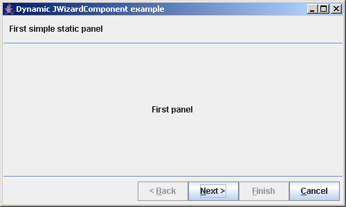 Dynamic Wizard Dialog