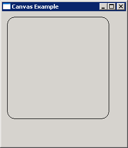 Draw round rectangle